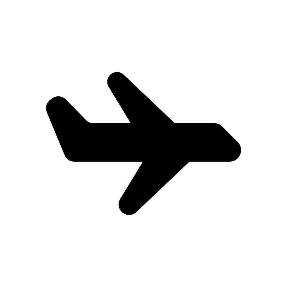 Airplane Icon Vector Symbol Design Illustration