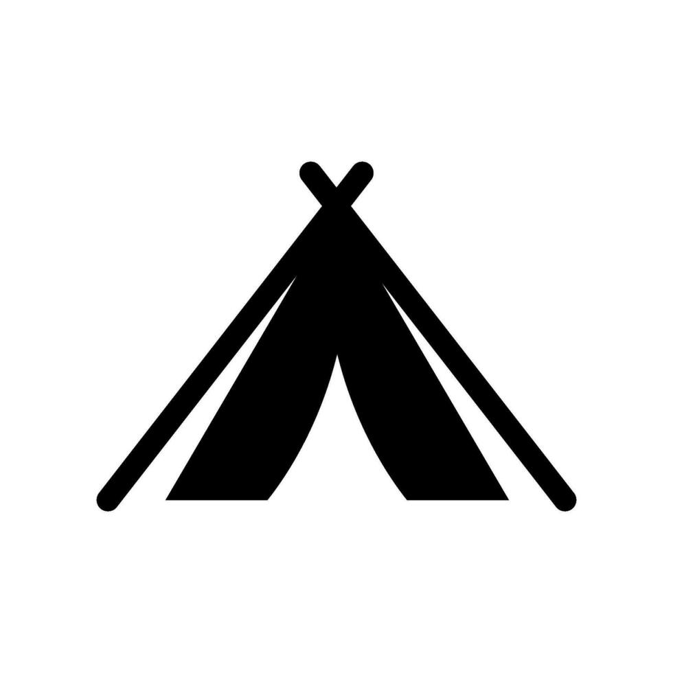 Tent Icon Vector Symbol Design Illustration