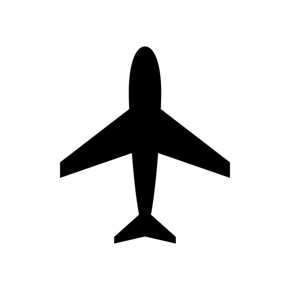 Airplane Icon Vector Symbol Design Illustration