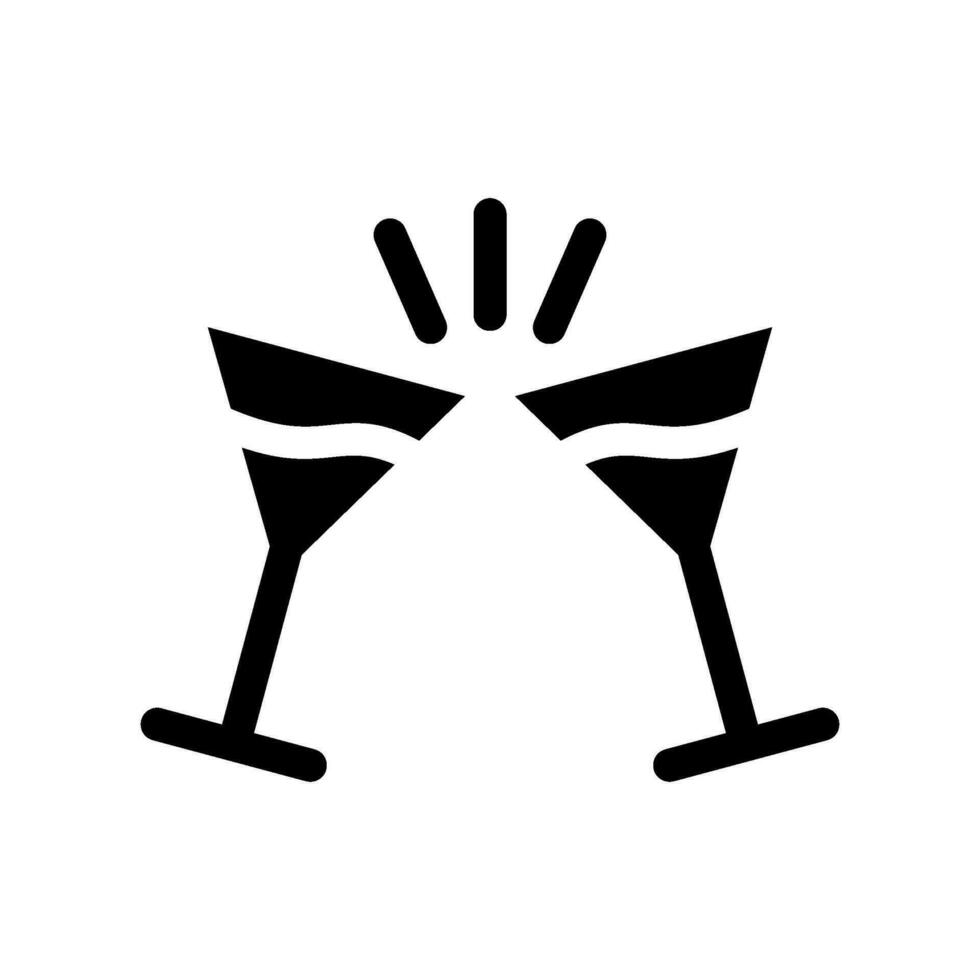 Cheers Icon Vector Symbol Design Illustration