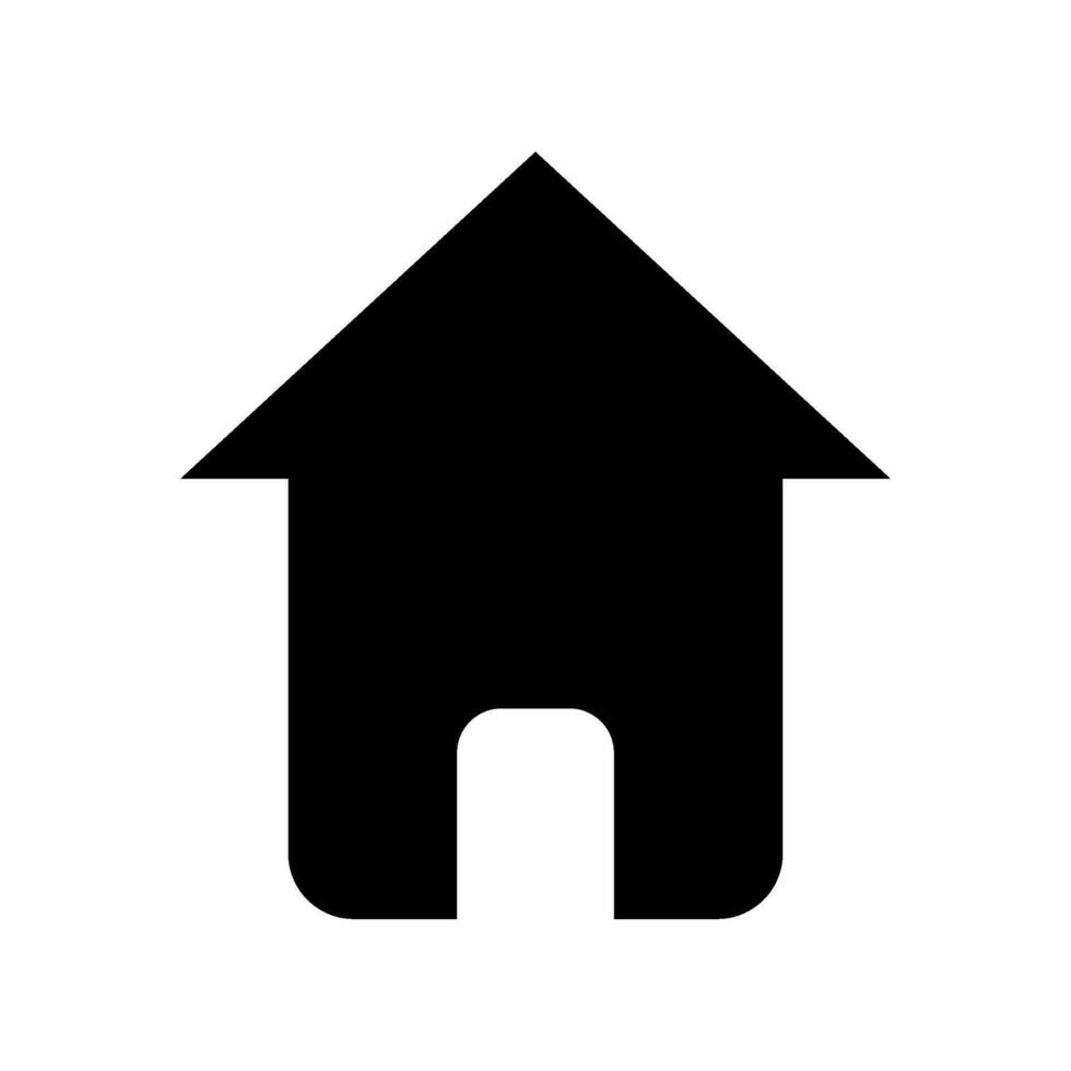 Home Icon Vector Symbol Design Illustration