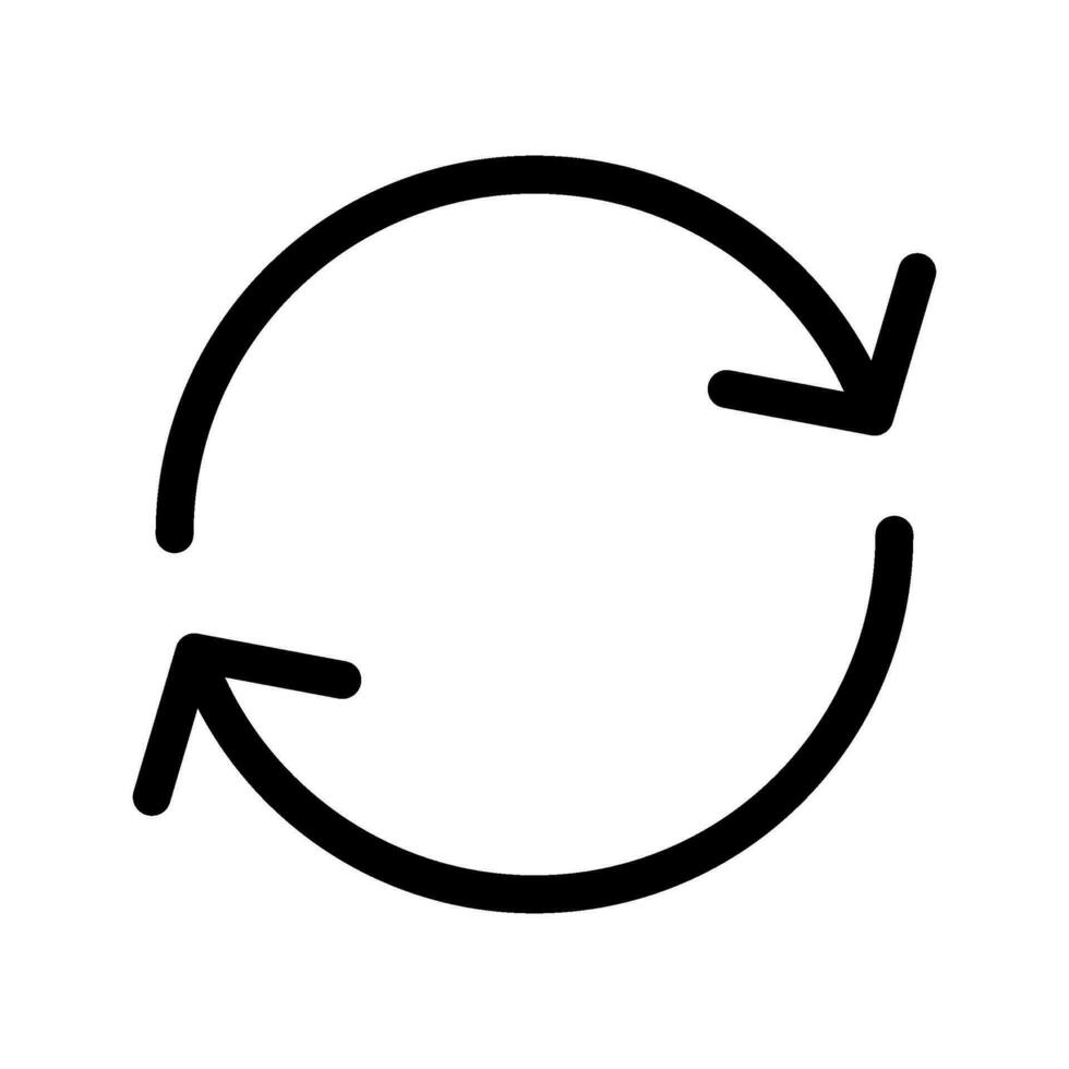 Refresh Icon Vector Symbol Design Illustration