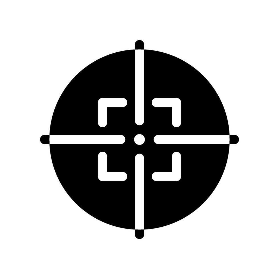 Crosshair Icon Vector Symbol Design Illustration
