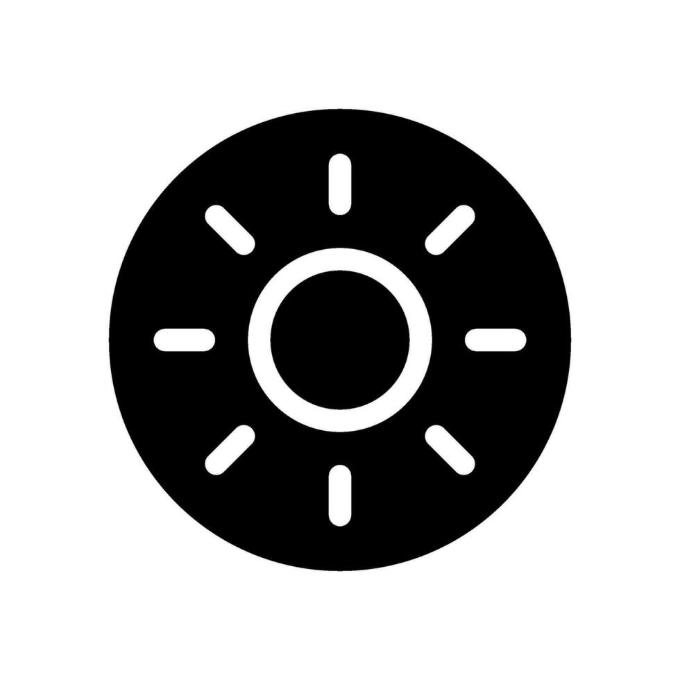 Brightness Icon Vector Symbol Design Illustration