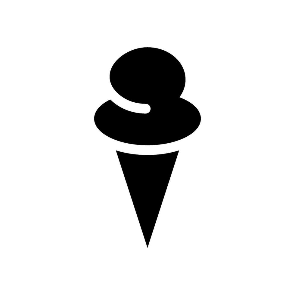 Ice Cream Icon Vector Symbol Design Illustration