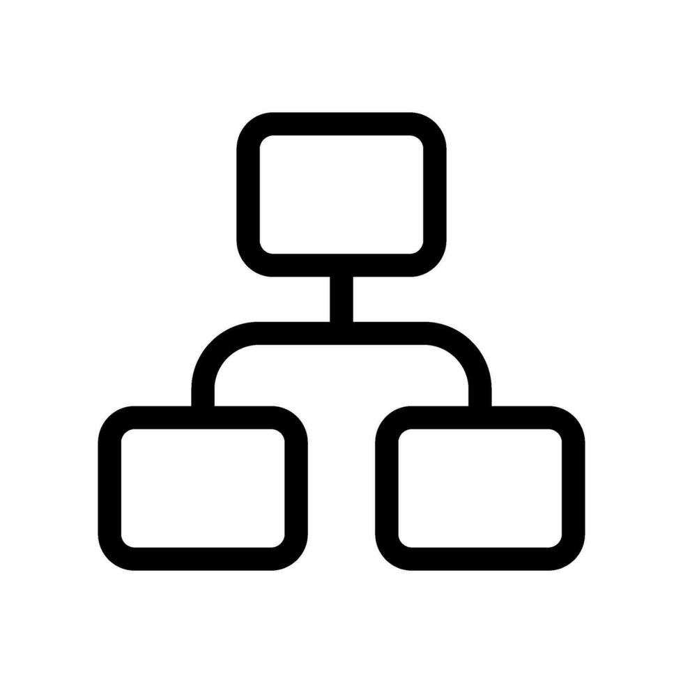 Hierarchy Icon Vector Symbol Design Illustration