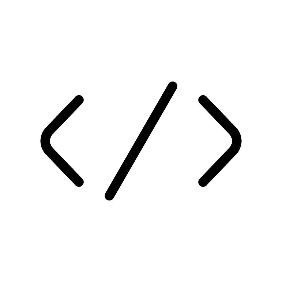 codificación icono vector símbolo diseño ilustración