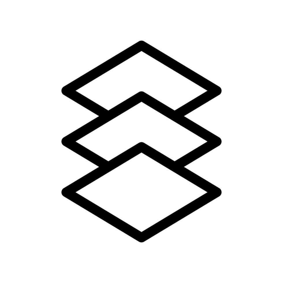 Layers Icon Vector Symbol Design Illustration
