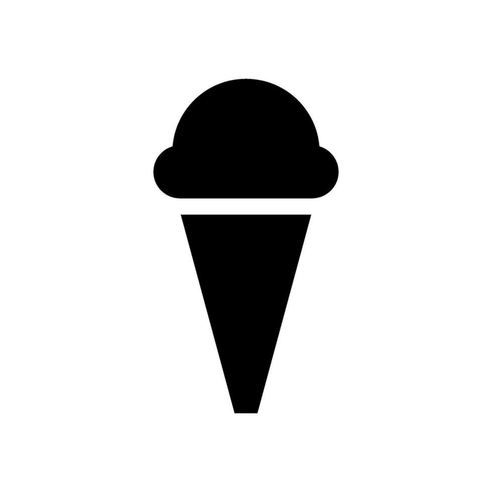 Ice Cream Icon Vector Symbol Design Illustration