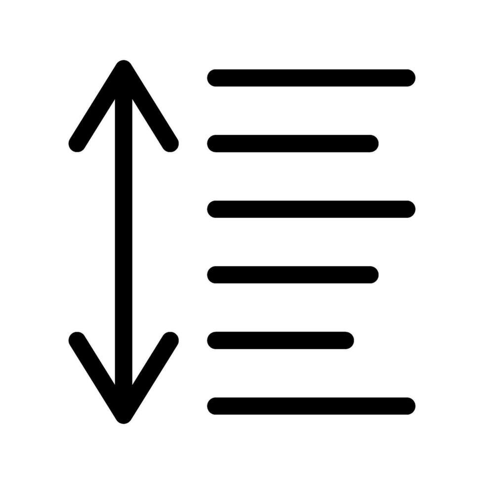 Sort Icon Vector Symbol Design Illustration