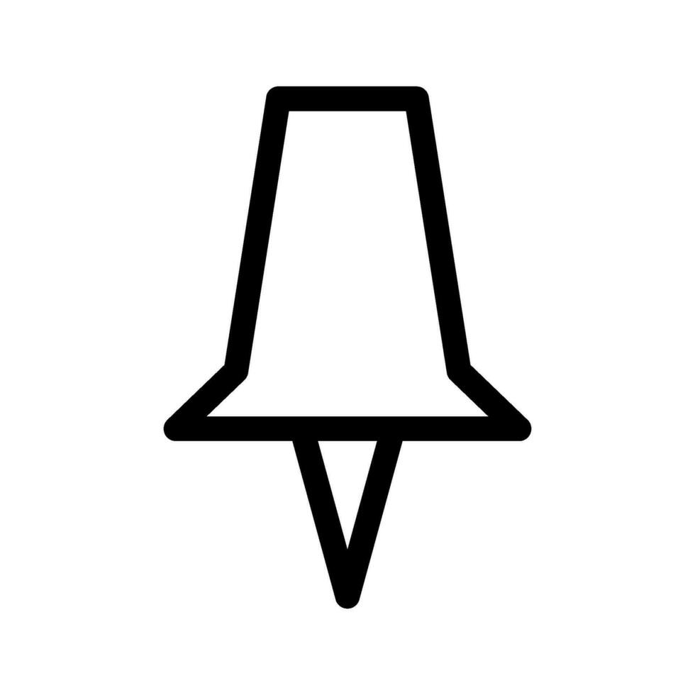 Push Pin Icon Vector Symbol Design Illustration