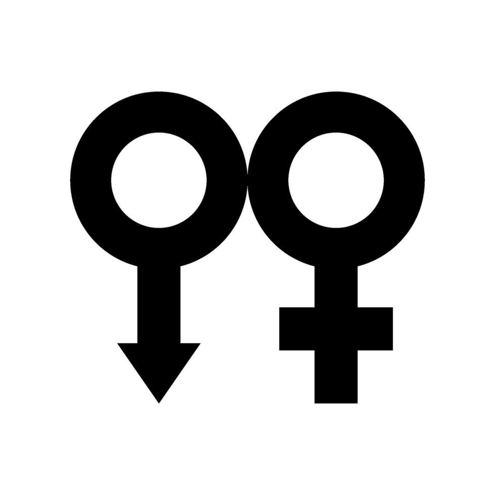 Gender Fluid Icon Vector Symbol Design Illustration