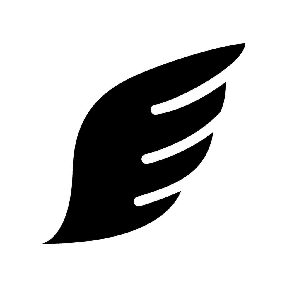 Wing Icon Vector Symbol Design Illustration