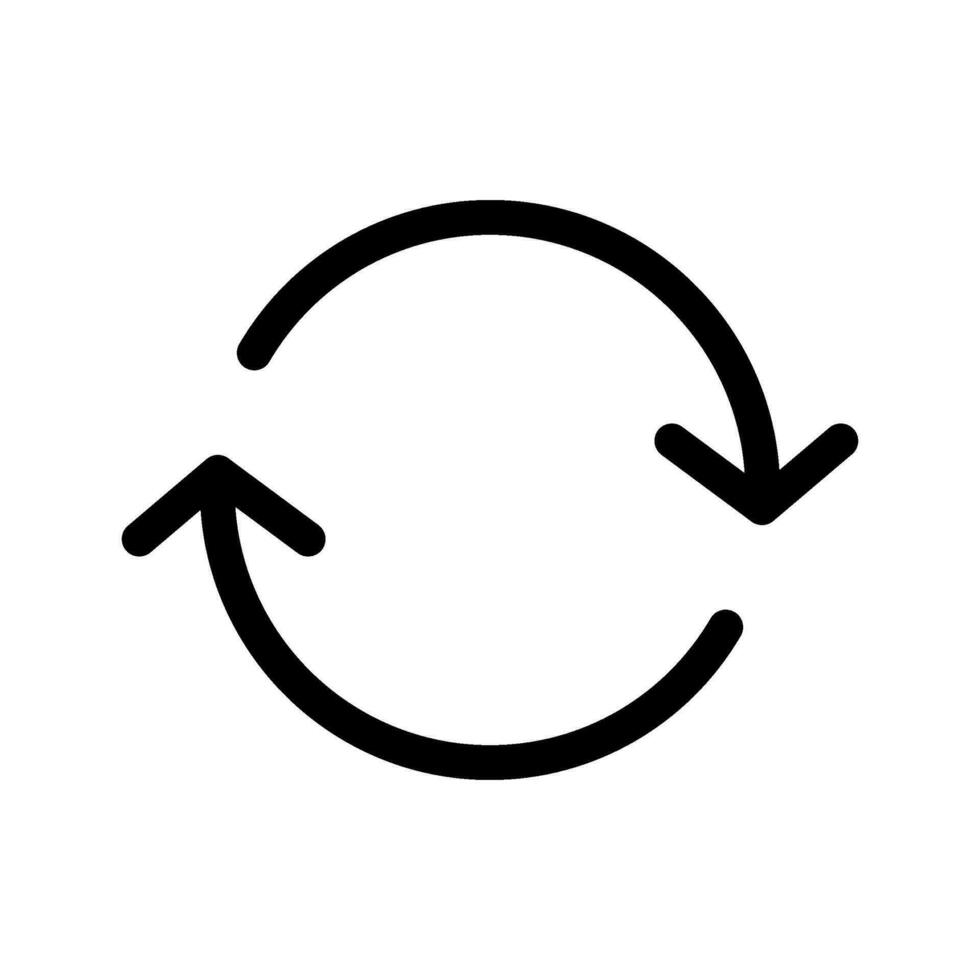 Synchronization Icon Vector Symbol Design Illustration
