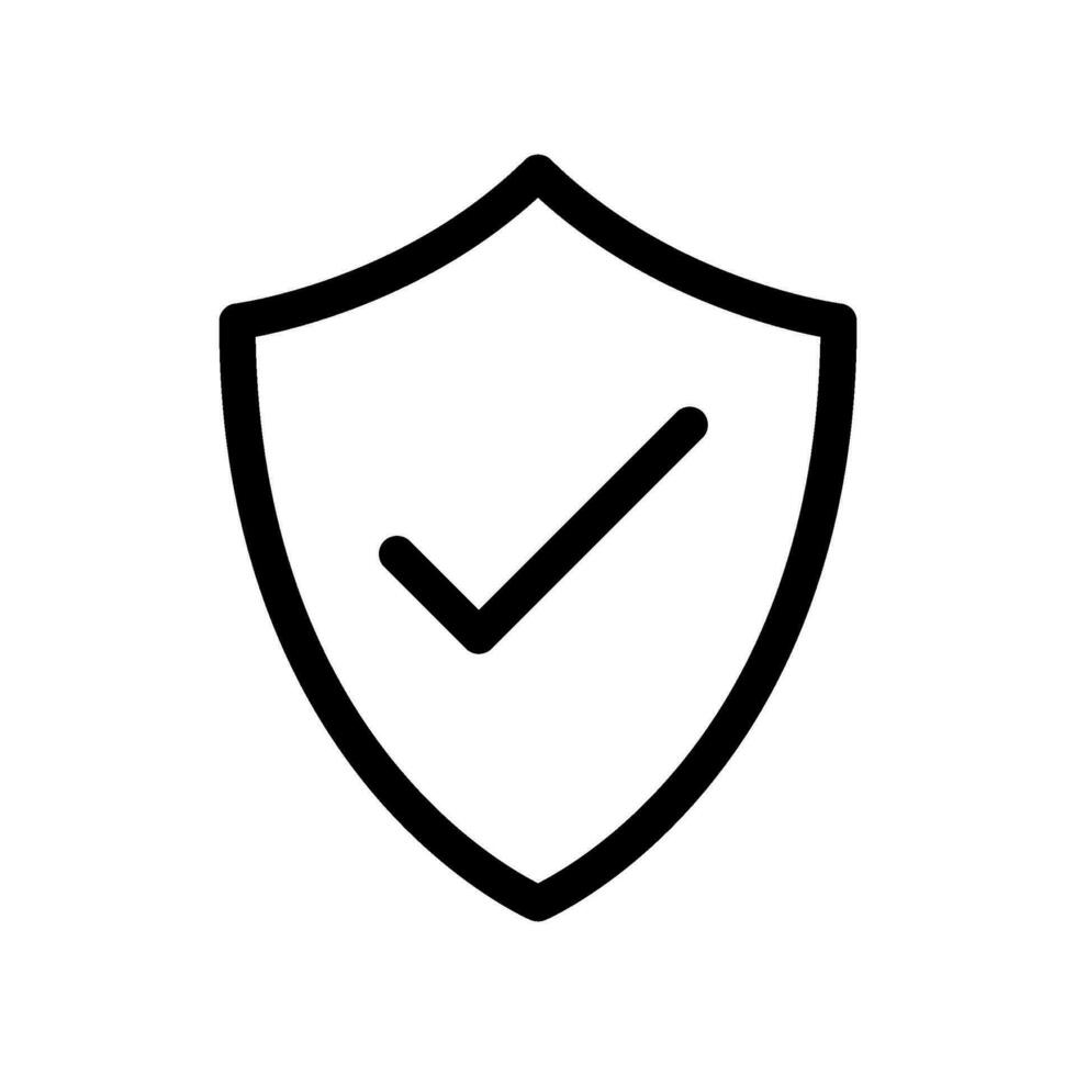 protegido icono vector símbolo diseño ilustración
