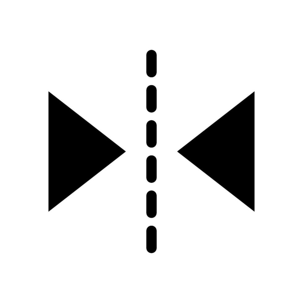 Reflect Icon Vector Symbol Design Illustration