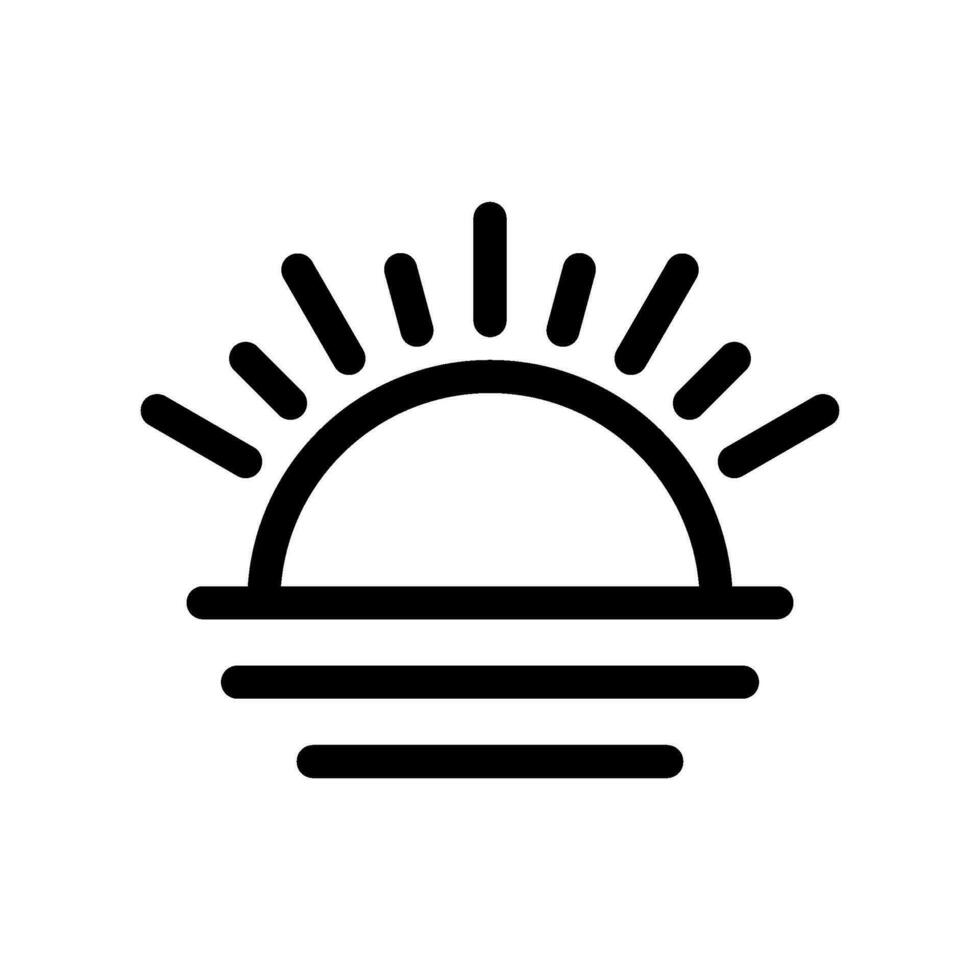 Mañana icono vector símbolo diseño ilustración