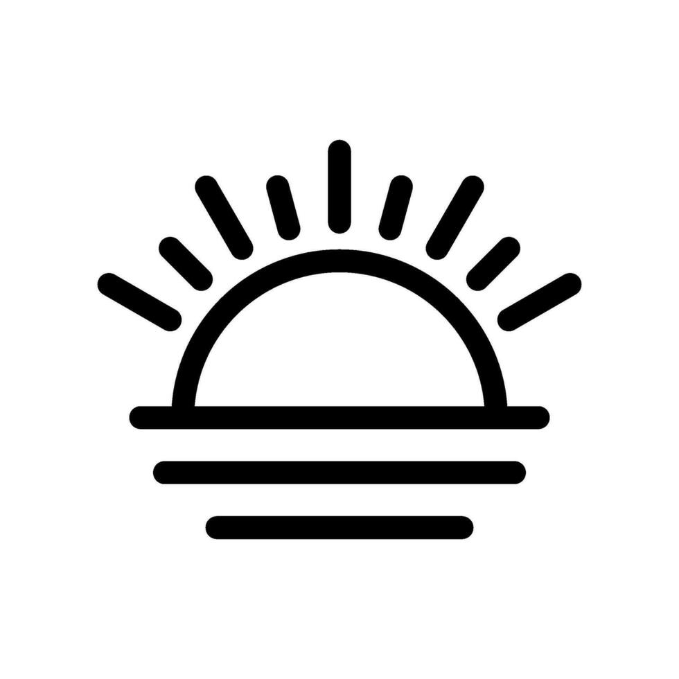 Morning Icon Vector Symbol Design Illustration