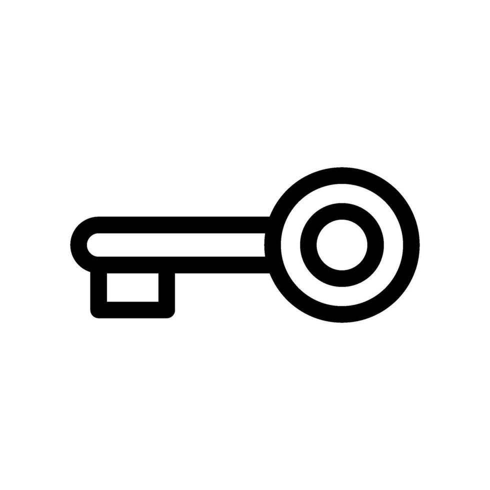 Key Icon Vector Symbol Design Illustration