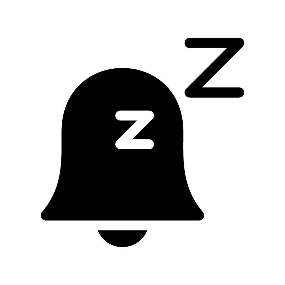 Snooze Icon Vector Symbol Design Illustration
