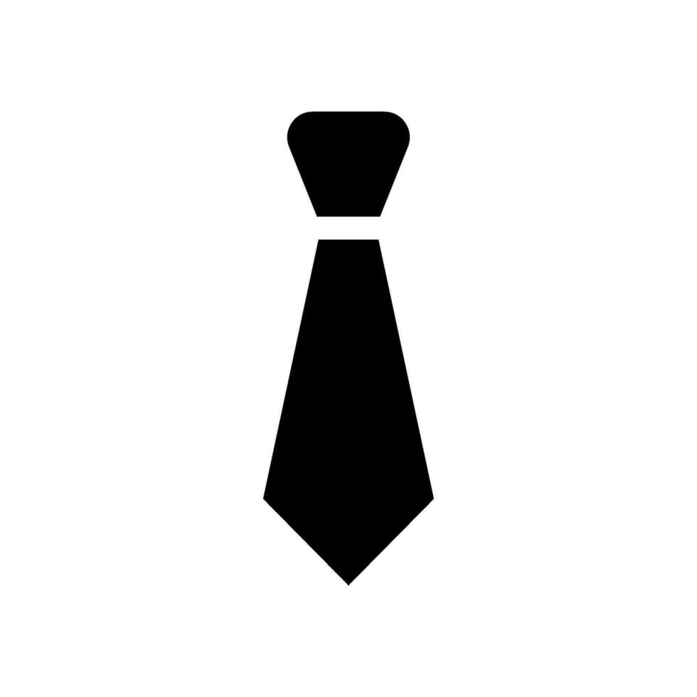 Tie Icon Vector Symbol Design Illustration