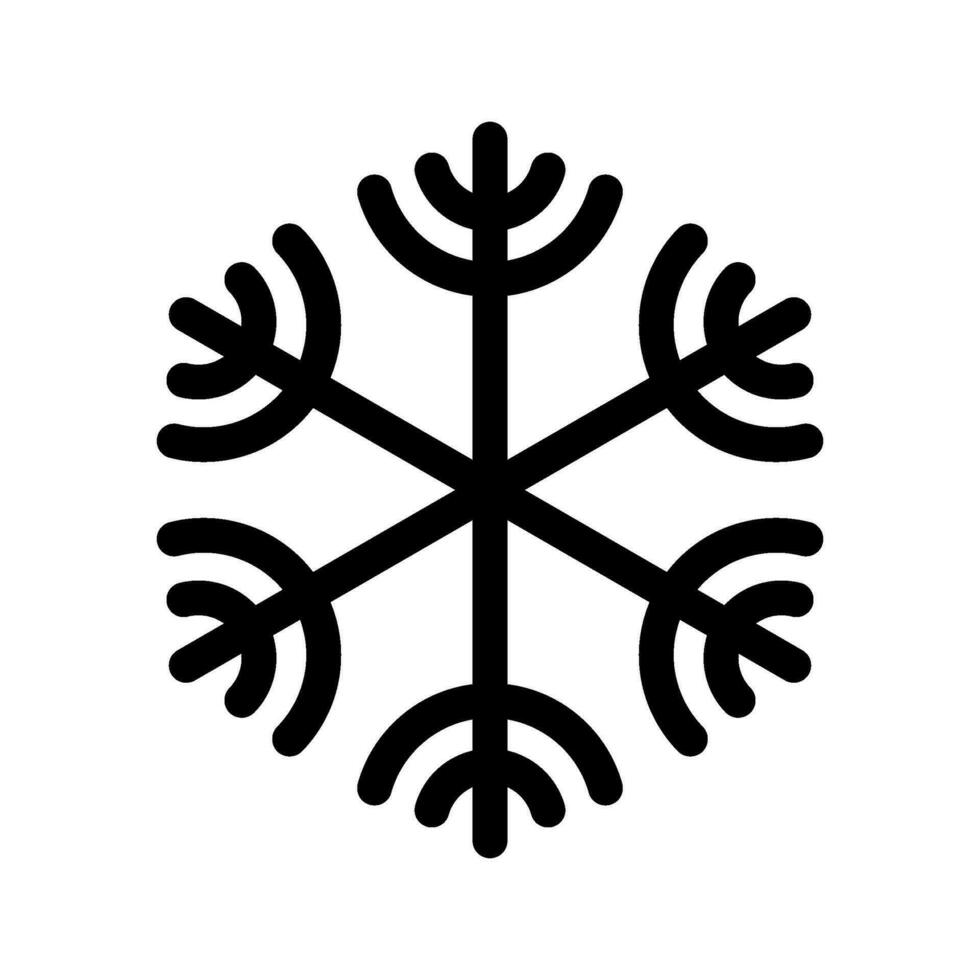 Snow Icon Vector Symbol Design Illustration