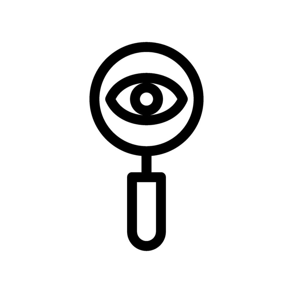 Magnifier Icon Vector Symbol Design Illustration