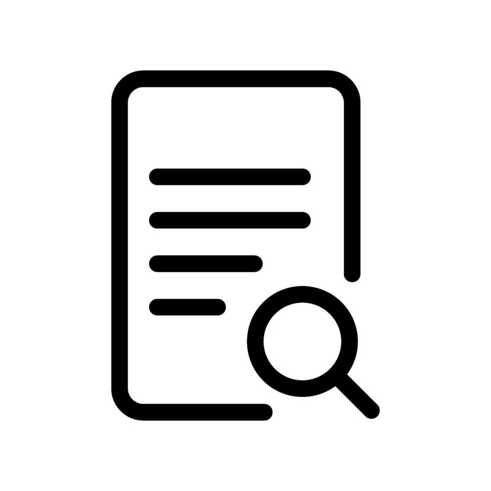 Analyze Icon Vector Symbol Design Illustration