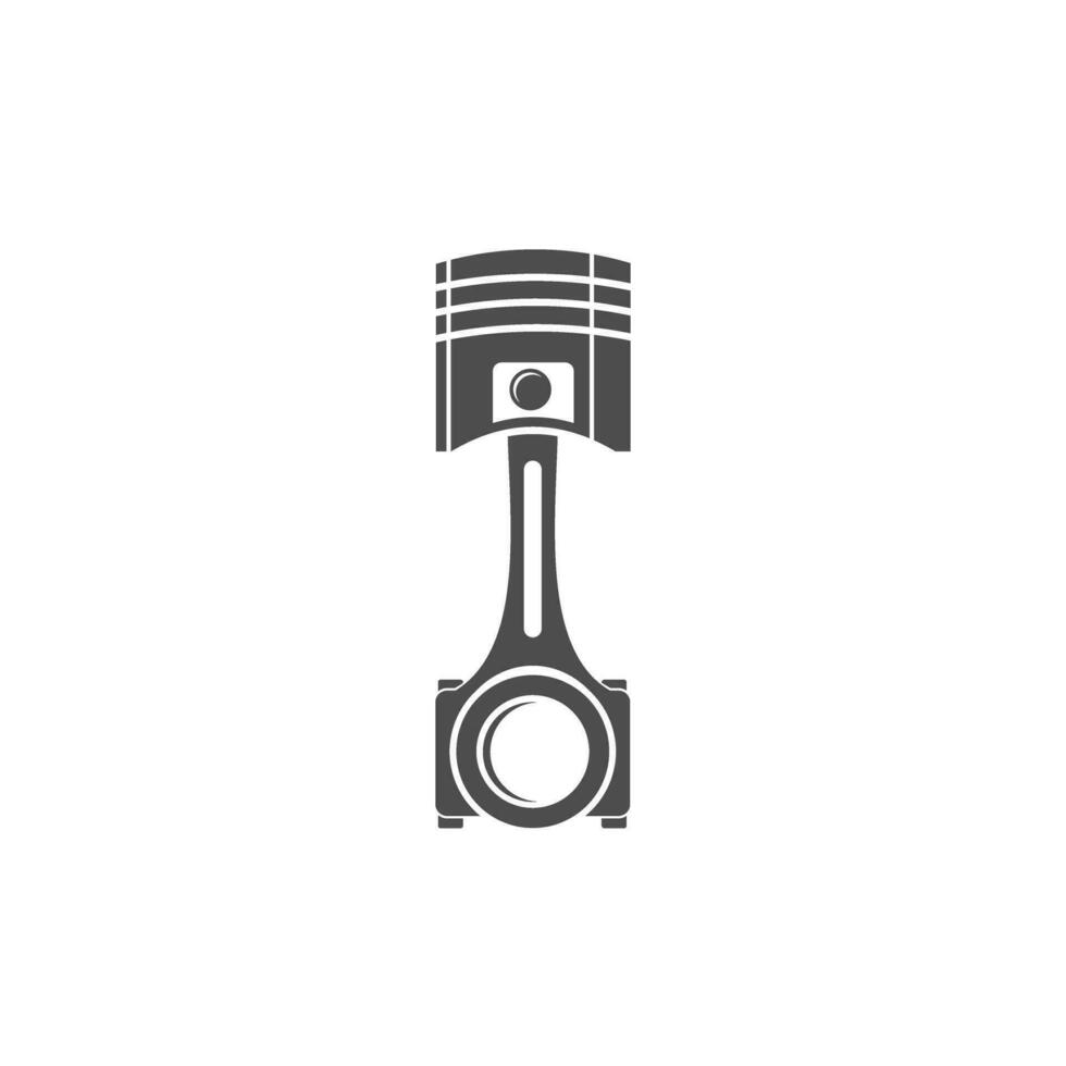 Piston icon for vehicle engine, illustration design template, suitable for your design need, logo, illustration, animation, etc. vector