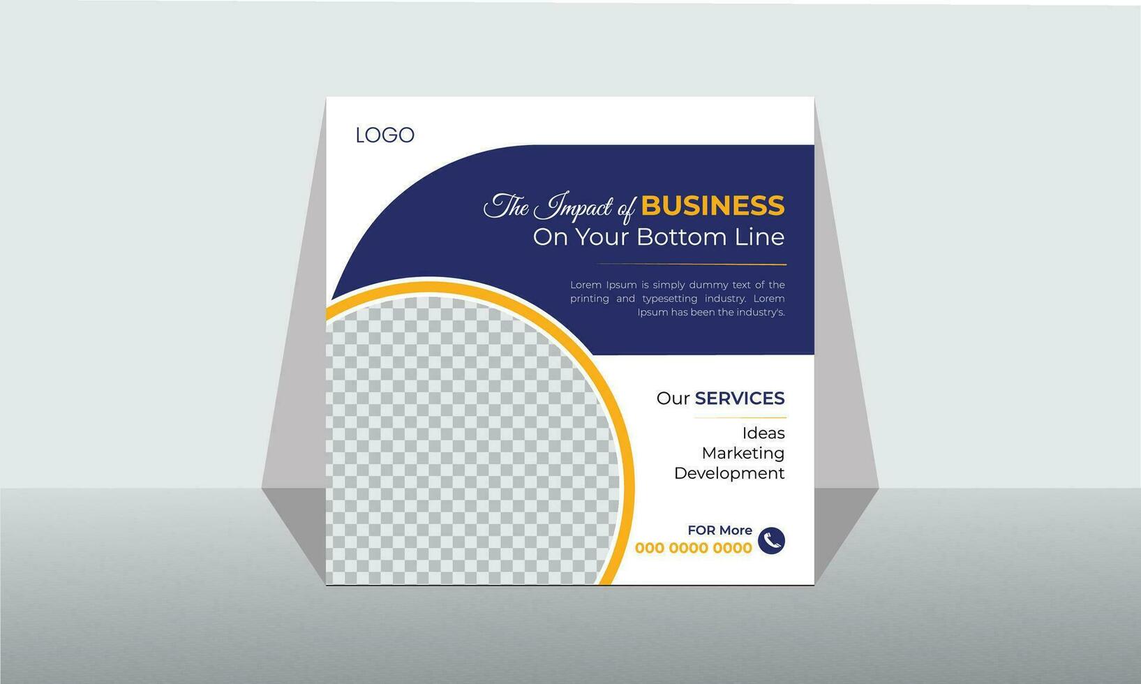 Creative Business Social Media Post Design vector