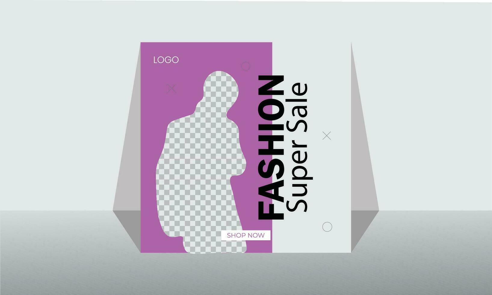 Creative Fashion Social Media Post Design vector