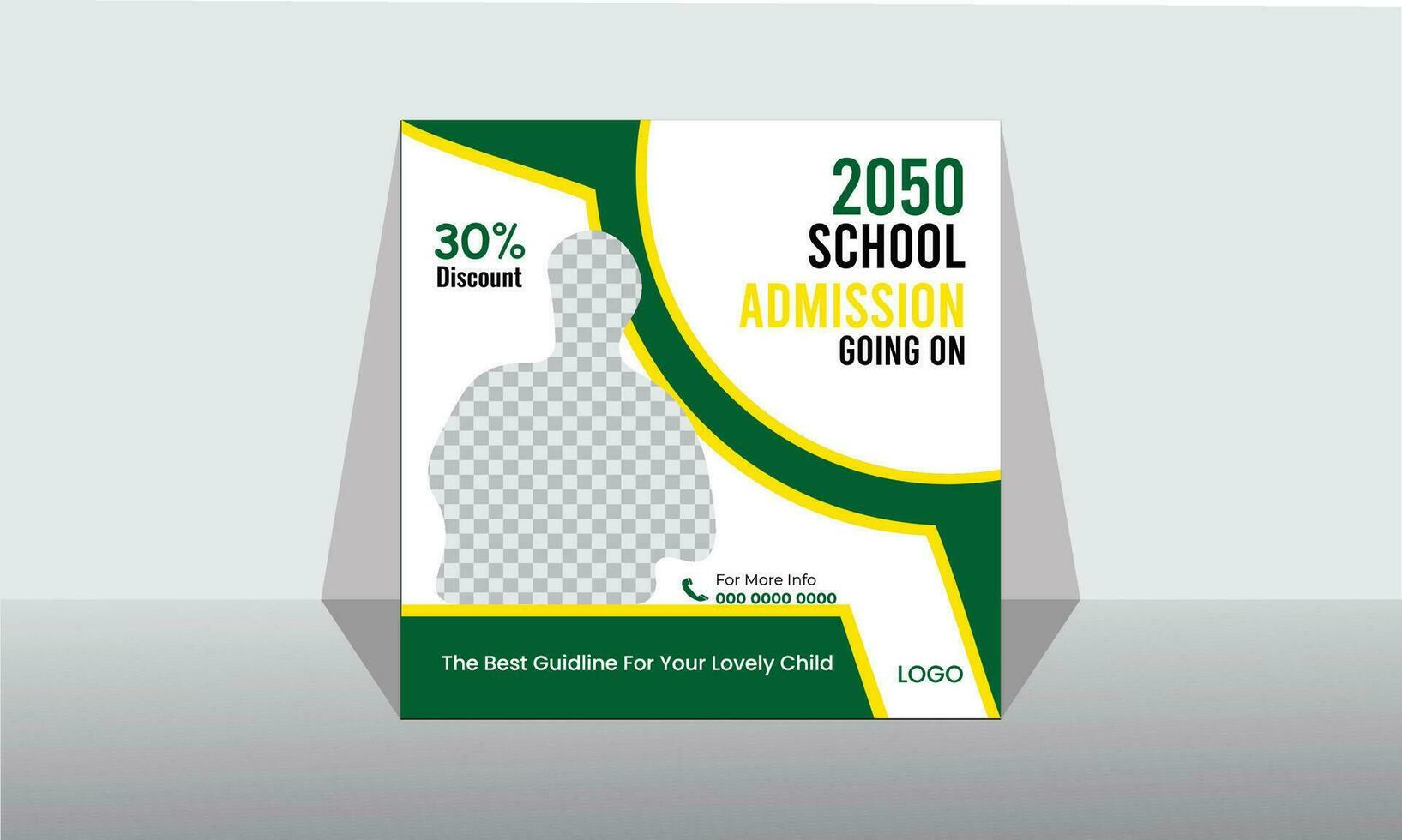 Creative School Social Media post Design vector