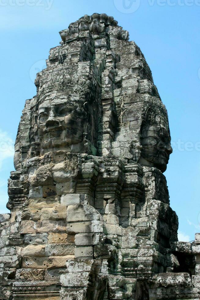 The Bayon of Angkor Thom in Cambodia photo