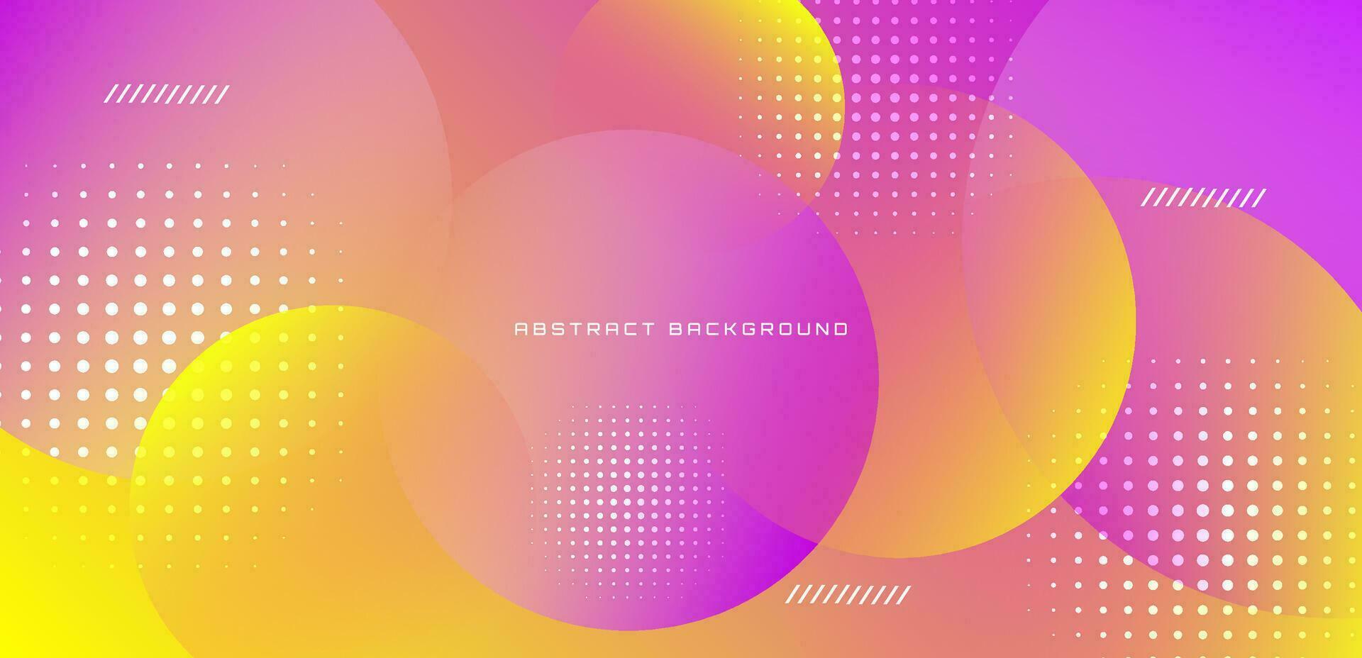 3D colorful geometric abstract background overlap layer on bright space with circle shapes decoration. Modern graphic design element dynamic style concept for banner, flyer, card, cover, or brochure vector