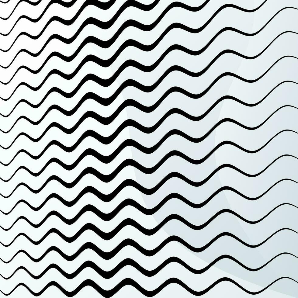 Waves seamless pattern vector