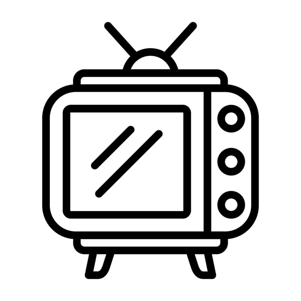 Television Vector Icon