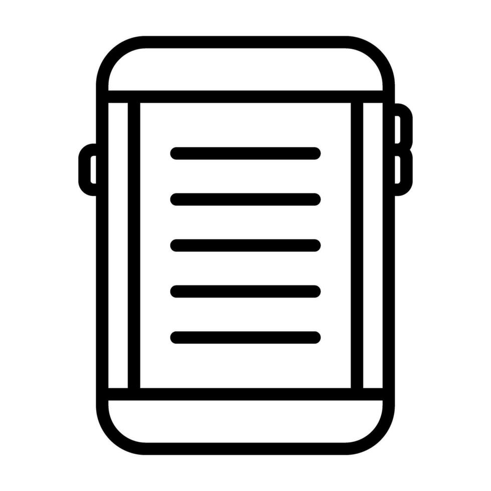 E-reader Vector Icon