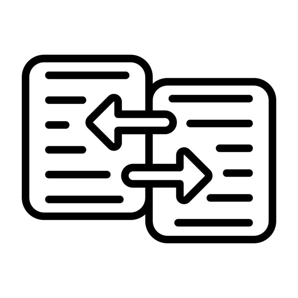 Data Transfer Vector Icon