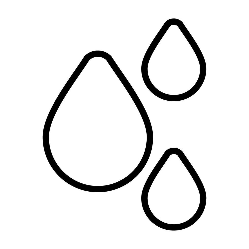 Raindrop Vector Icon