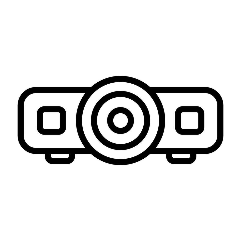 icono de vector de proyector