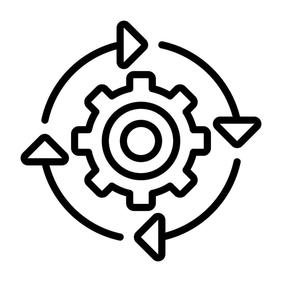 Continuous Integration Vector Icon