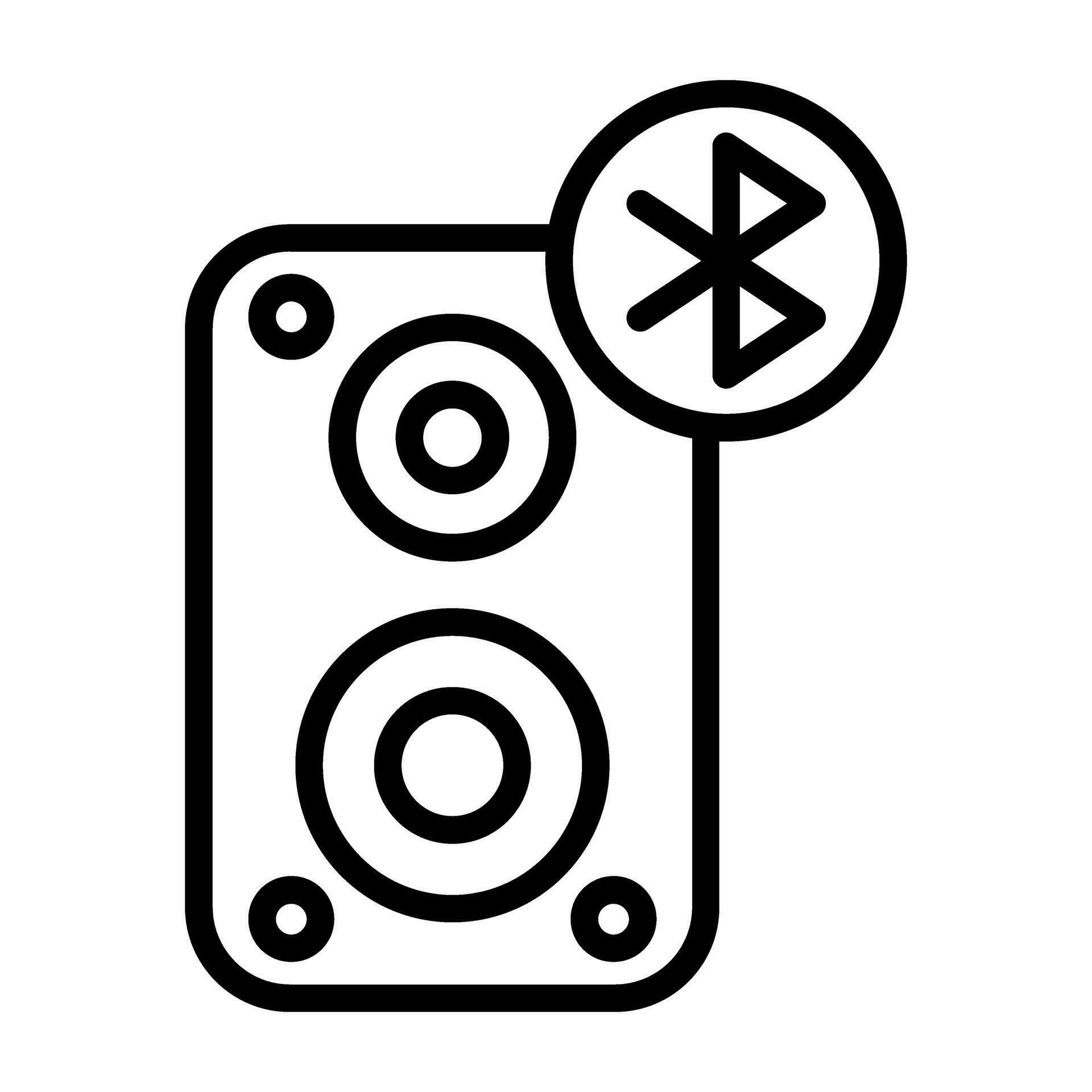 Portable Bluetooth Speaker Vector Icon 26329941 Vector Art at Vecteezy