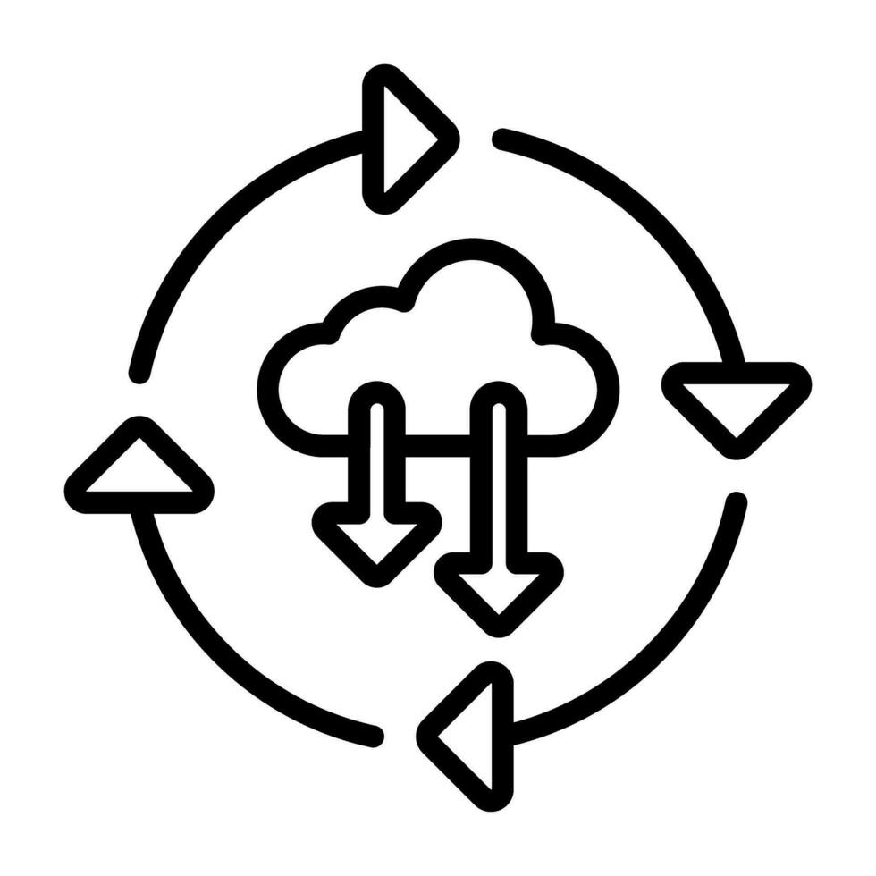 Continuous Deployment Vector Icon