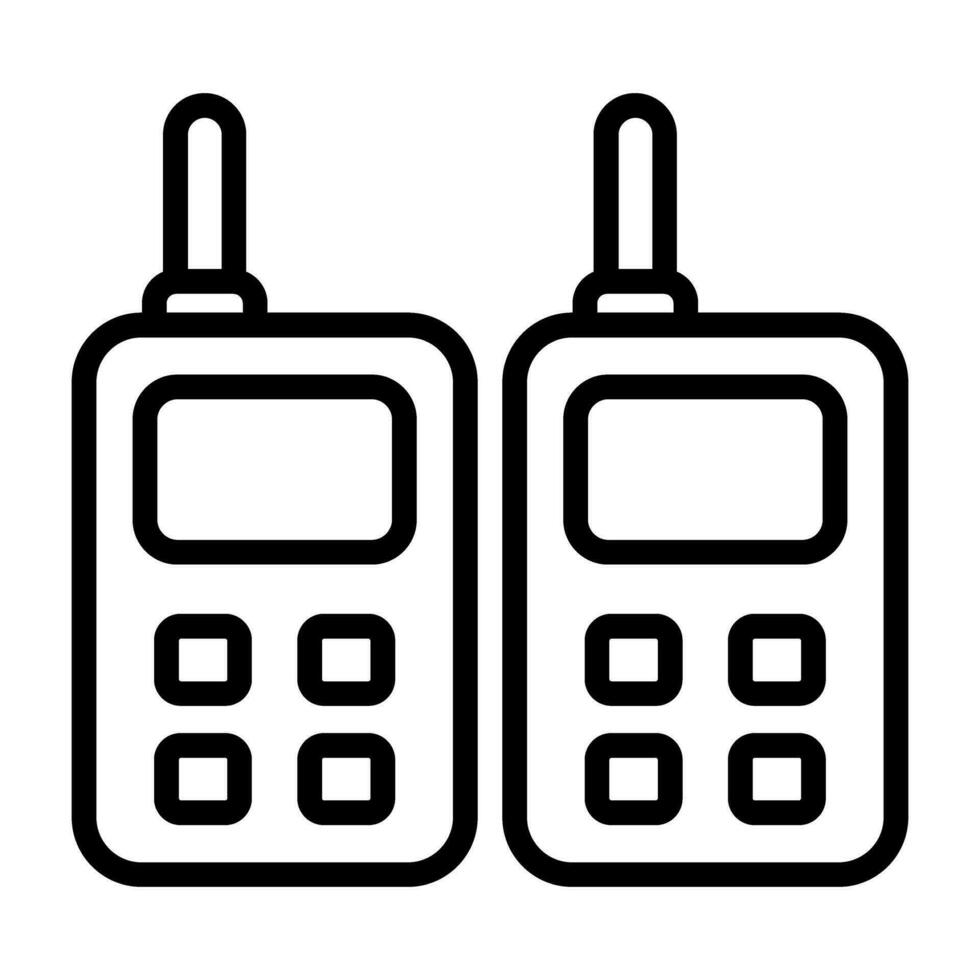 Two way Radio Vector Icon