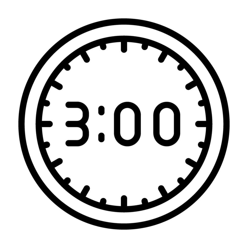 Clock Vector Icon