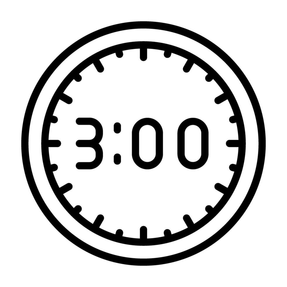 Clock Vector Icon