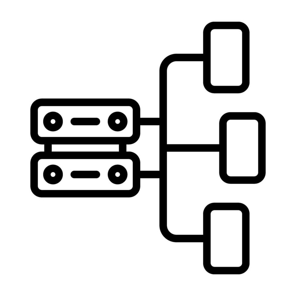 Data Architecture Vector Icon