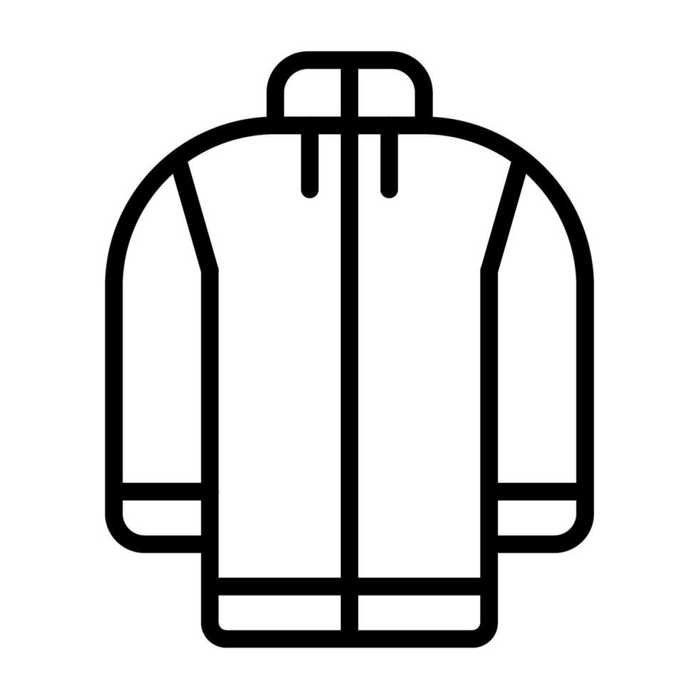 Fleece jacket Vector Icon