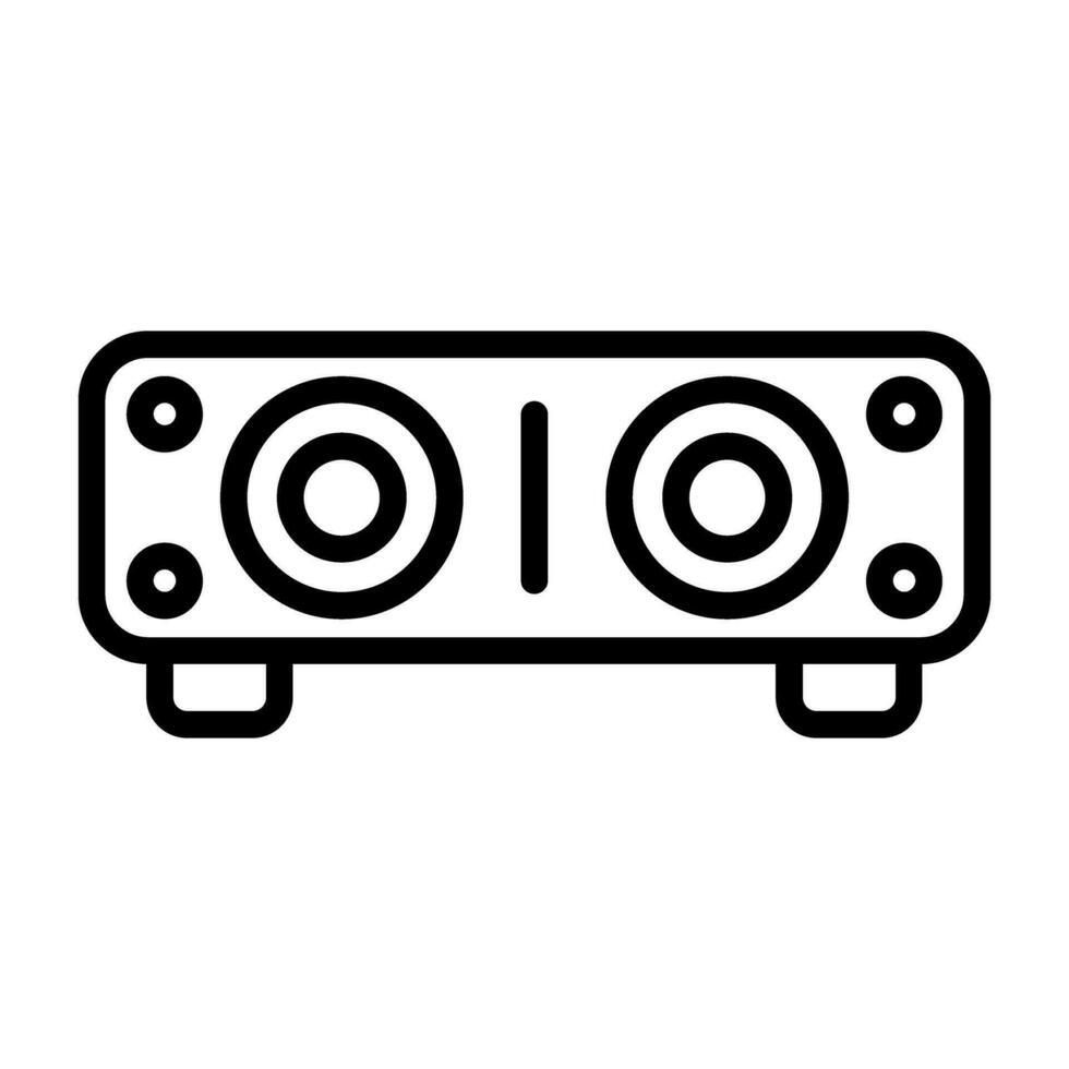 barra de sonido vector icono