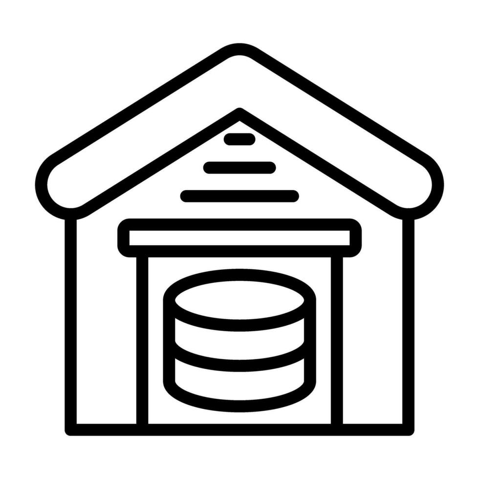 Data Storage Vector Icon